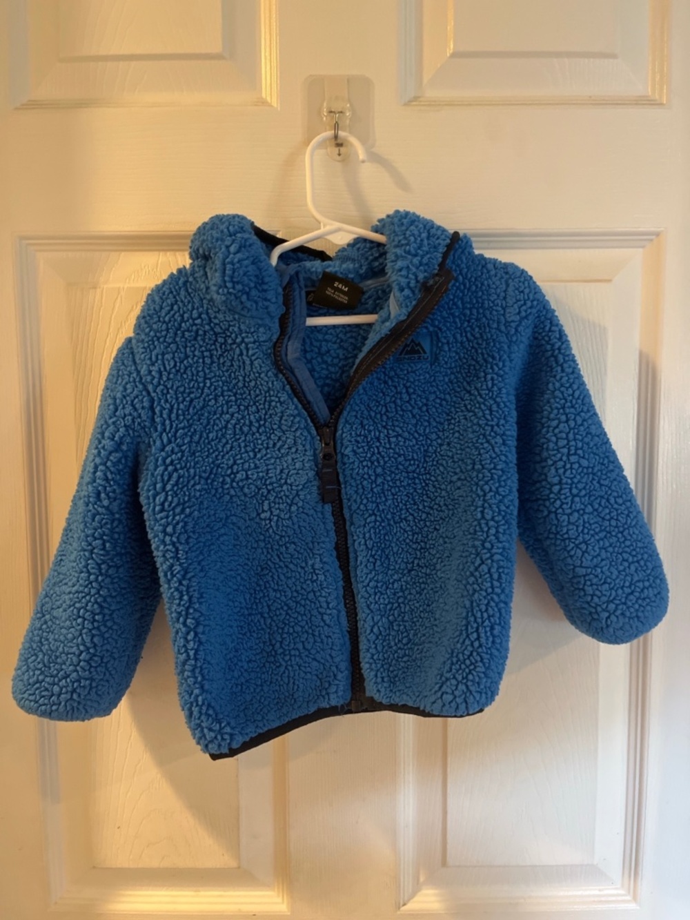 Snozu 24M Blue Sherpa Fleece Hooded Jacket